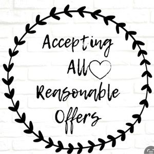 I’m open to offers that’s reasonable